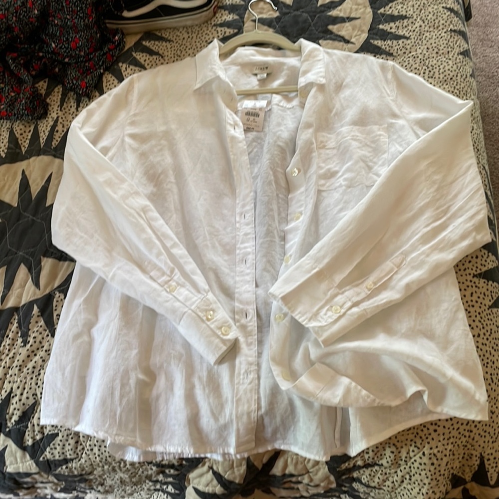 J.Crew Linen Button Up